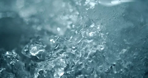 Melting Ice Under a Microscope 스톡 동영상 293483980