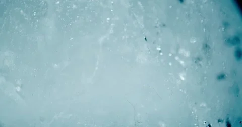 Melting Ice Under a Microscope 스톡 동영상 293812329