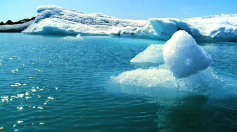 Melting Iceberg Stock Footage 555908