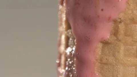 Melting Icecream Stock Footage 74690217