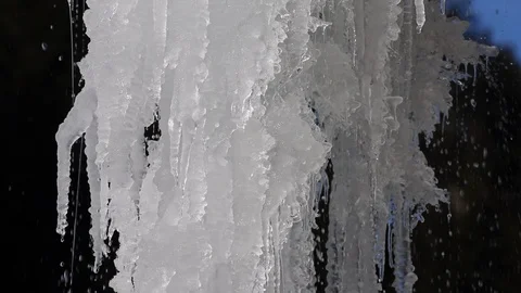 Melting icicle Stock Footage 118076597
