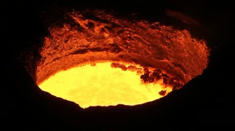 Melting Iron in the Foundry Video stock 20295146