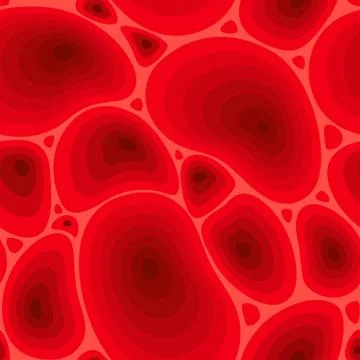 Melting lava vector seamless texture, pattern, background Stock Illustration