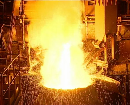 Melting of the Metal Stock Footage 298983