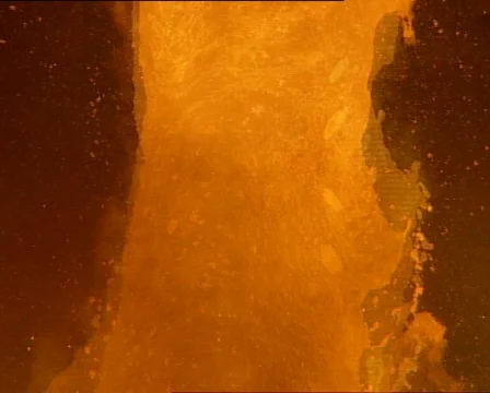 Melting Metal stream Close Up Stock Footage 298967