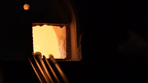 Melting oven 2 Stock Footage 89504719
