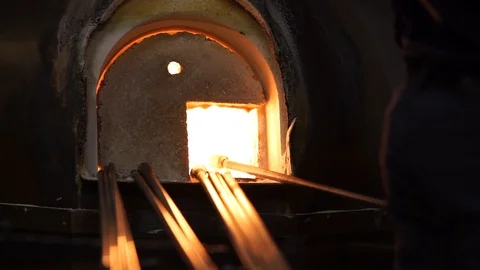 Melting oven Stock Footage 89504658