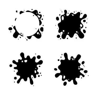 Melting Paint Stock Illustration