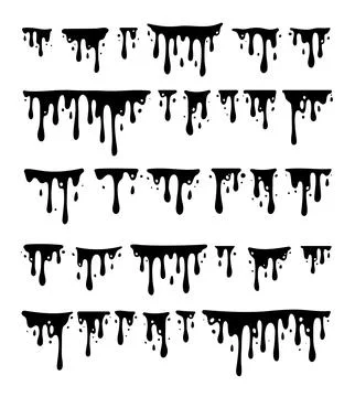 Melting Paint 스톡 일러스트