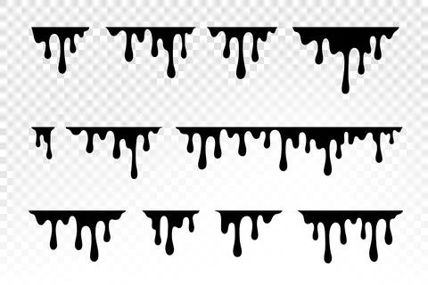 Melting Paint Stock Illustration