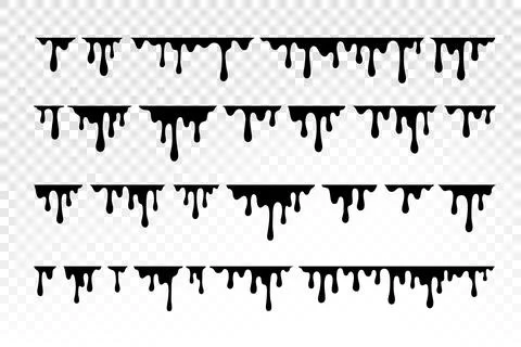 Melting Paint Stock Illustration