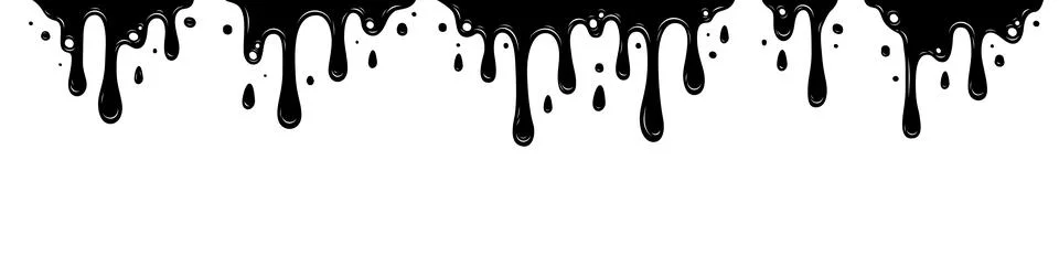 Melting Paint Stock Illustration