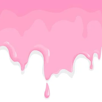 Melting pink cream background. Vector illustration Stock Illustration