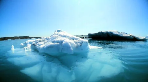 Melting Polar Icecap Vídeo Stock 484347