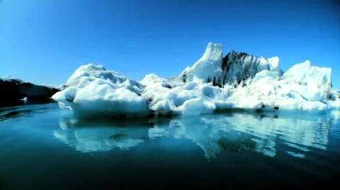 Melting Polar Icecap Stock Footage 484400