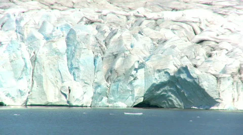 Melting Polar Icecap Stock Footage