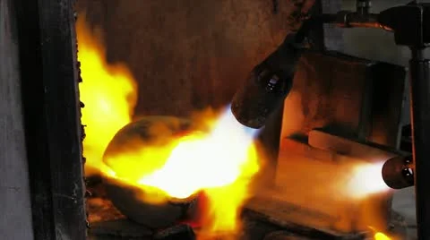 Melting Process Stock Footage 12324445