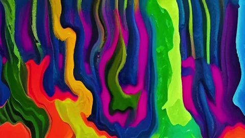 Melting psychedelic colors Stock Footage 212469133
