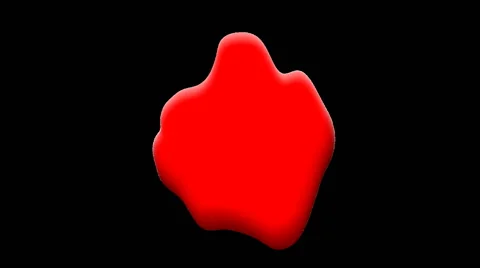 MELTING RED CIRCLE Video stock 59529405