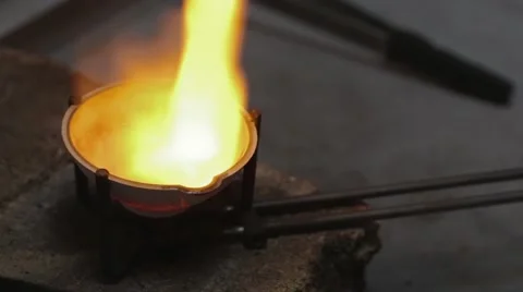 Melting silver Vídeos de archivo 52753319