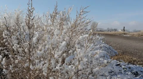 Melting Snow 2 Video stock 45522221