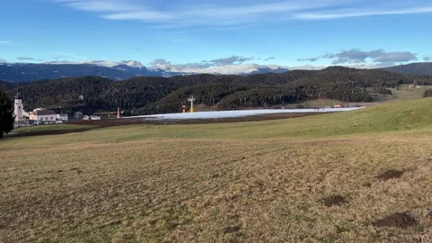 Melting snow in the mountains Stock Footage 232382135