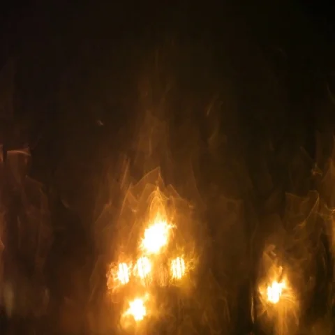 Melting snow runs down the windowpane on the eve of Christmas. Holiday relax. Video stock 69424412