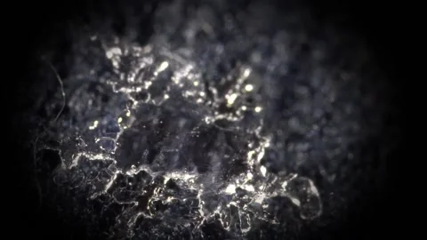 Melting Snowflake in Macro Stock Footage 182851481