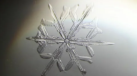 Melting snowflakes background Video stock 50374900