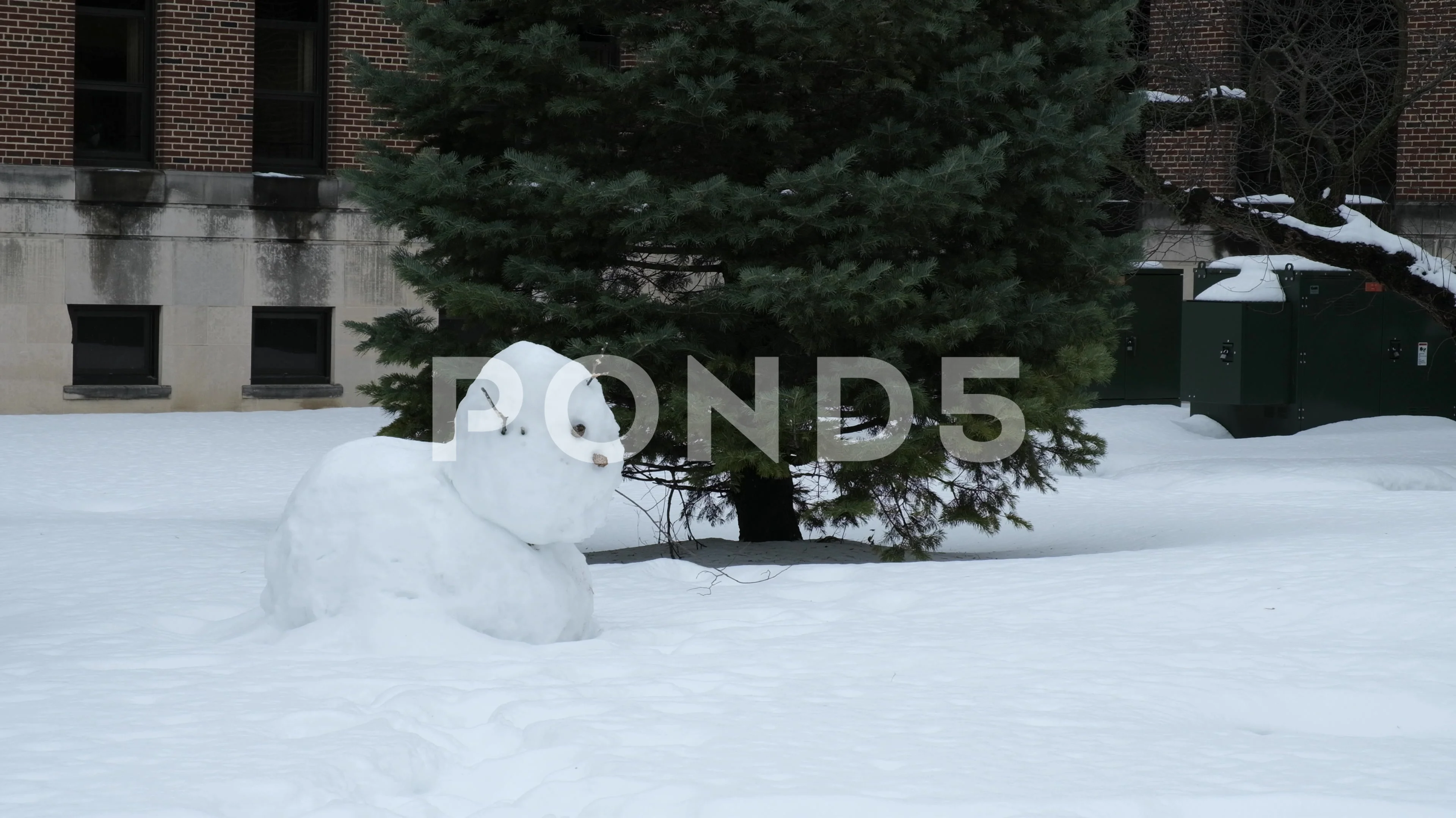 Melting Snowman Timelapse 