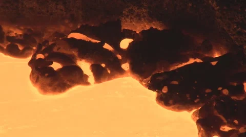MELTING STEEL Stock Footage 41864398