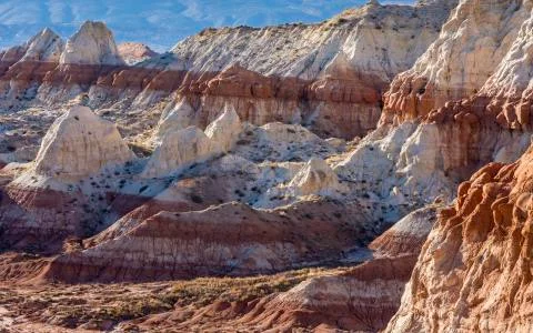 Melting White Cliffs Stock Photos
