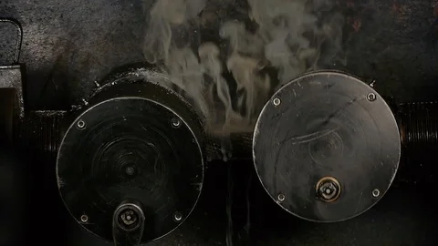 Melting wire rope Stock Footage 89659161