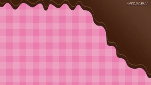 Melty chocolate Looping streaming background. 1080p Stock Footage 258881234