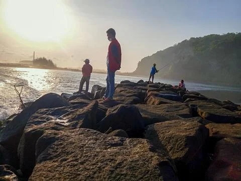 Memancing 写真素材