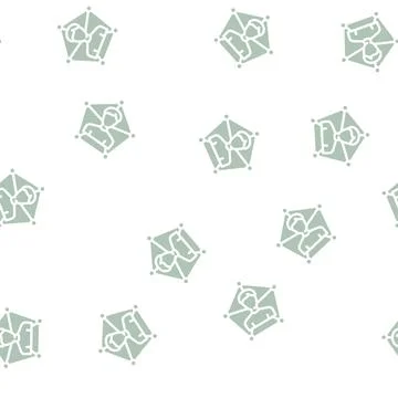 Member registration glyph vector seamless pattern Stock Illustration