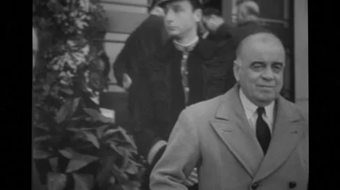 Members arriving at Nato conference Stock Footage