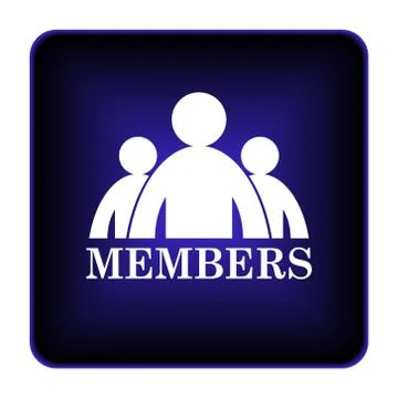 Members icon Stock Illustration