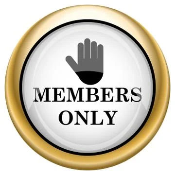 Members only icon Illustration