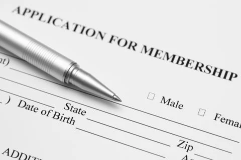 Membership Application Stock Photos