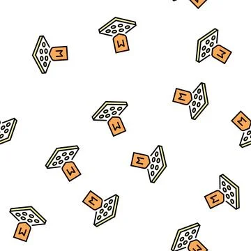 Membrane fabrics properties vector seamless pattern Stock Illustration