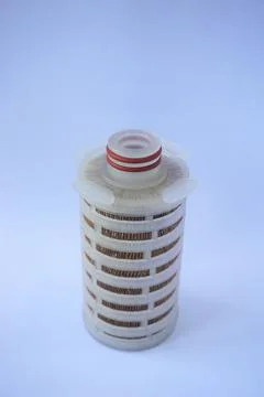 Membrane filter isolated on white background Stock Photos