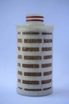Membrane filter isolated on white background Stock Photos