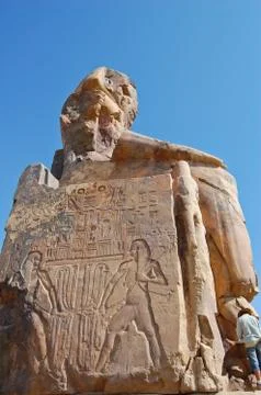 Memnon statue Stock Photos