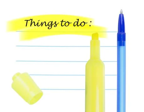 Memo note design. Stock Photos