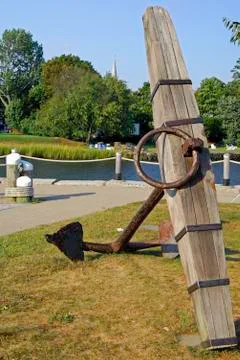 Memorial anchor Foto stock