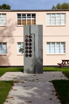 Memorial at Bletchley Park Stock Photos