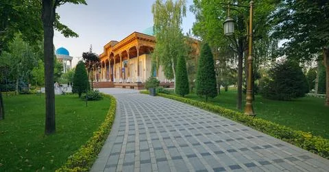 The memorial complex victims of repression in Tashkent, Uzbekistan 库存照片