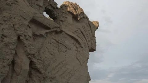 Memorial complex "Walls-ruins" Video stock 154745894