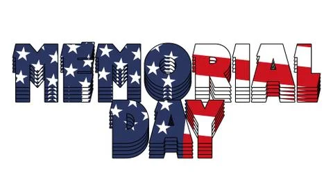 Memorial Day 003 Stock Illustration